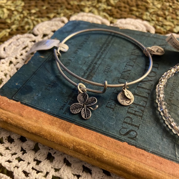NWT 2 Alex and Ani silver Energy Bracelets - Picture 3 of 5